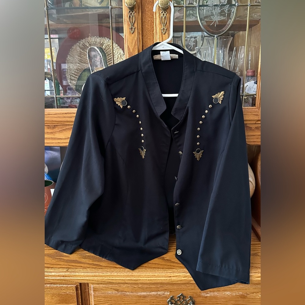 New Frontier Womens black Bolero jacket size 3X